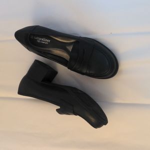 Chunky Retro Loafer Heels